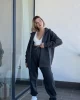 Clou Füme Oversize Hırkalı Takım
