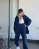 Clou İndigo Oversize Hırkalı Takım