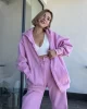 Clou Pembe Oversize Hırkalı Takım