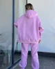 Clou Pembe Oversize Hırkalı Takım