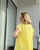 Dokulu Sarı Bürümcük Gömlek