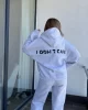 I Don’t Care Gri 3 İplik Takım