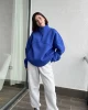 Lacivert Yarım Fermuarlı Sweatshirt