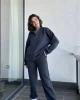 Lawla Antrasit Fermuarlı Sweat Takım