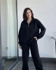 Lawla Siyah Fermuarlı Sweat Takım