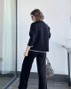 Leyla Siyah Triko Takım