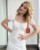 Maly Midi Beyaz Elbise
