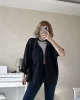 Mill Siyah Tek Cepli Oversize Gömlek
