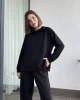 Oys Siyah Premium Model Modal Kumaş Sweat Takım