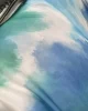 Paint Blue Büzgülü Elbise