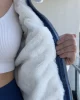 Peluş Kot Ceket