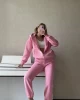 Pembe Rengi Hırkalı Eşofman Takımı