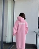 Permola Pembe 3 İplik Şardonlu (İçi Polarlı) Elbise