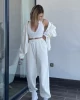 Premium Beyaz 3 İplik Eşofman Takımı ( 2 Ekim Kargolama)