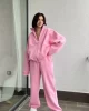 Premium Pembe 3 İplik Eşofman Takımı