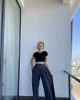 Rapsy Antrasit Dökümlü Model Pantolon