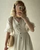 Vintage Keten Elbise