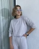 Zra Gri Crop İnce Body
