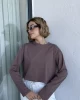 Zra Kahve Crop İnce Body