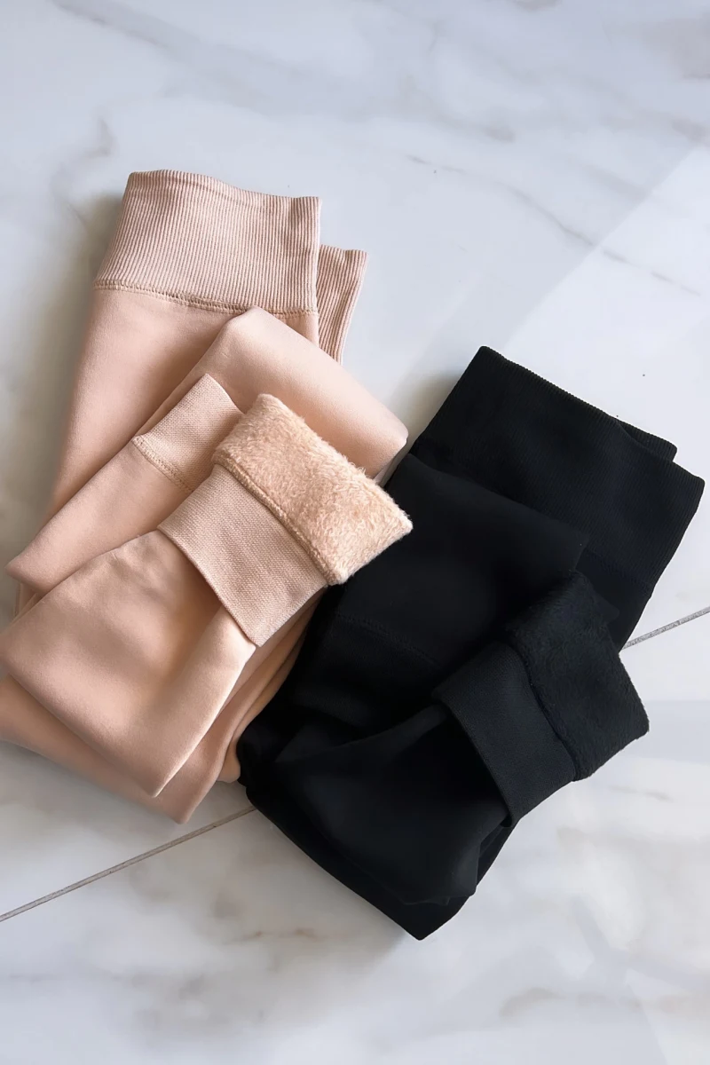 2’li Paket Ten&Siyah Termal Çorap Tayt