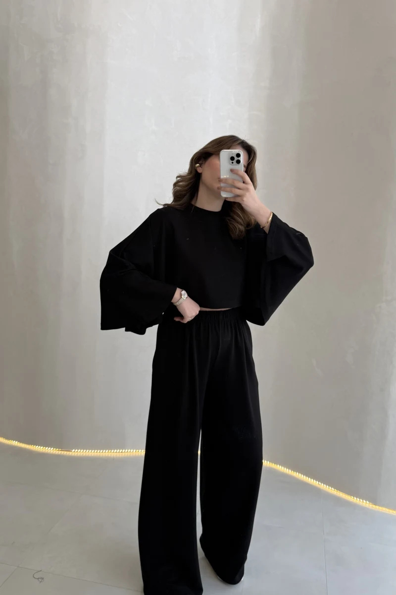 Nahel Panço Takım - Siyah - Kod: 4025