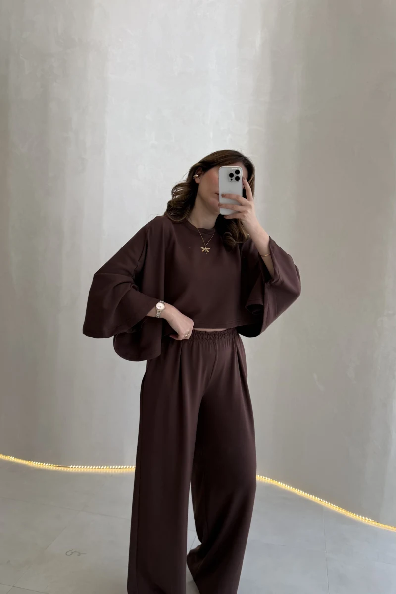 Nahel Panço Takım - Kahve - Kod: 4025