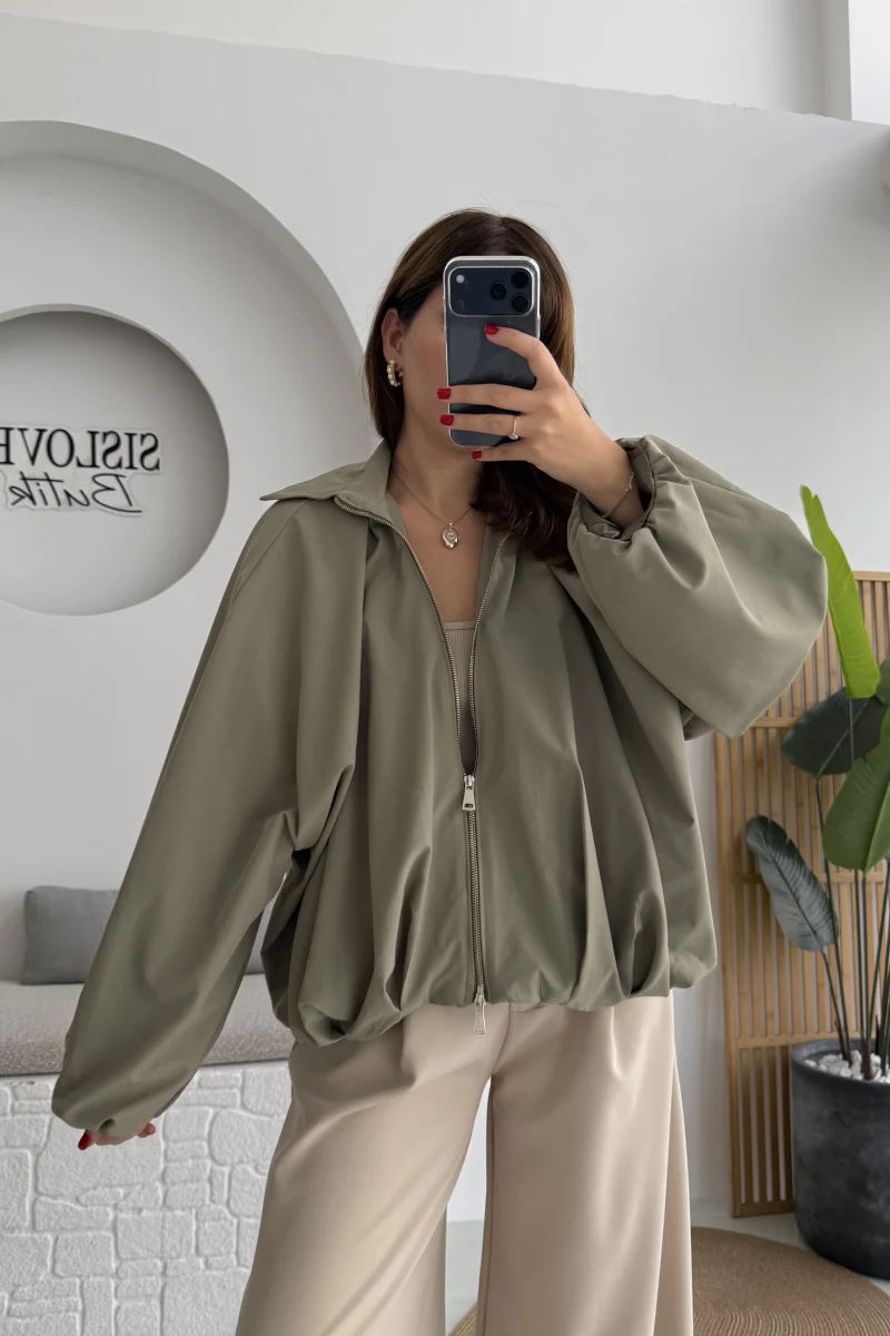 Amsterdam Bomber Ceket - Haki - Kod: 508246