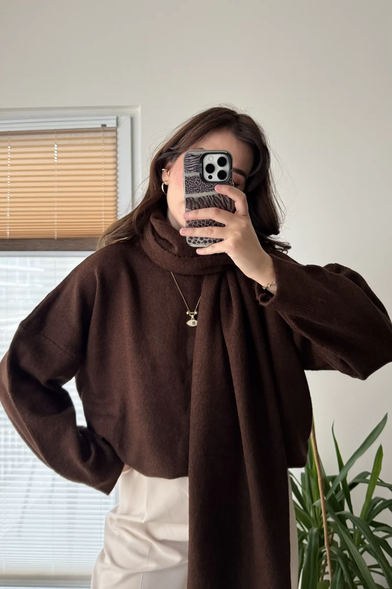 Atkı Hediyeli Kazak Acı Kahve