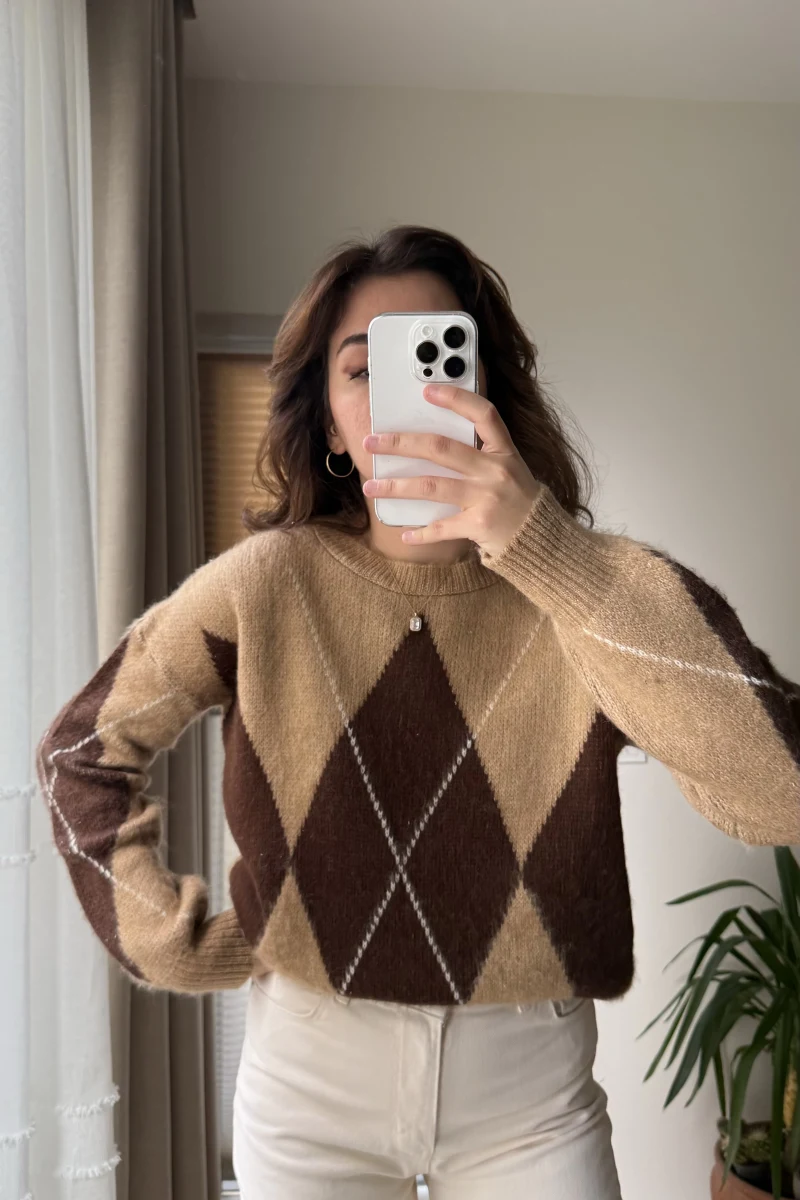 Baklava Kazak Kahverengi