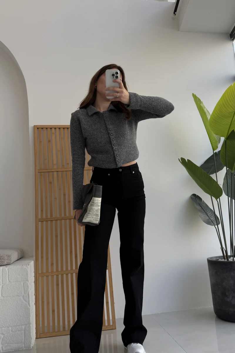 Bellamo Straight Siyah Jean Pantolon