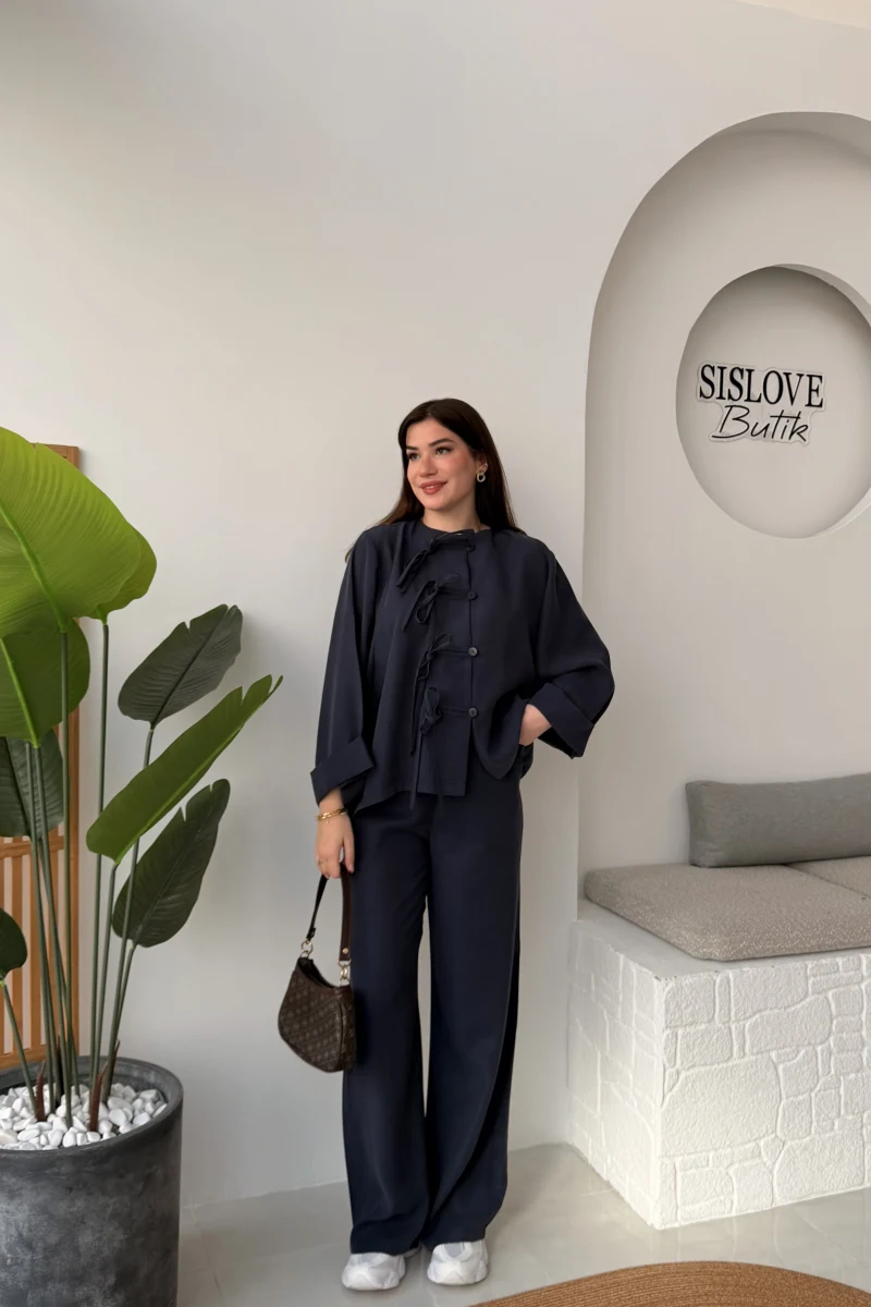 Bennet Serisi Modal Takım - Lacivert - Kod: 8678