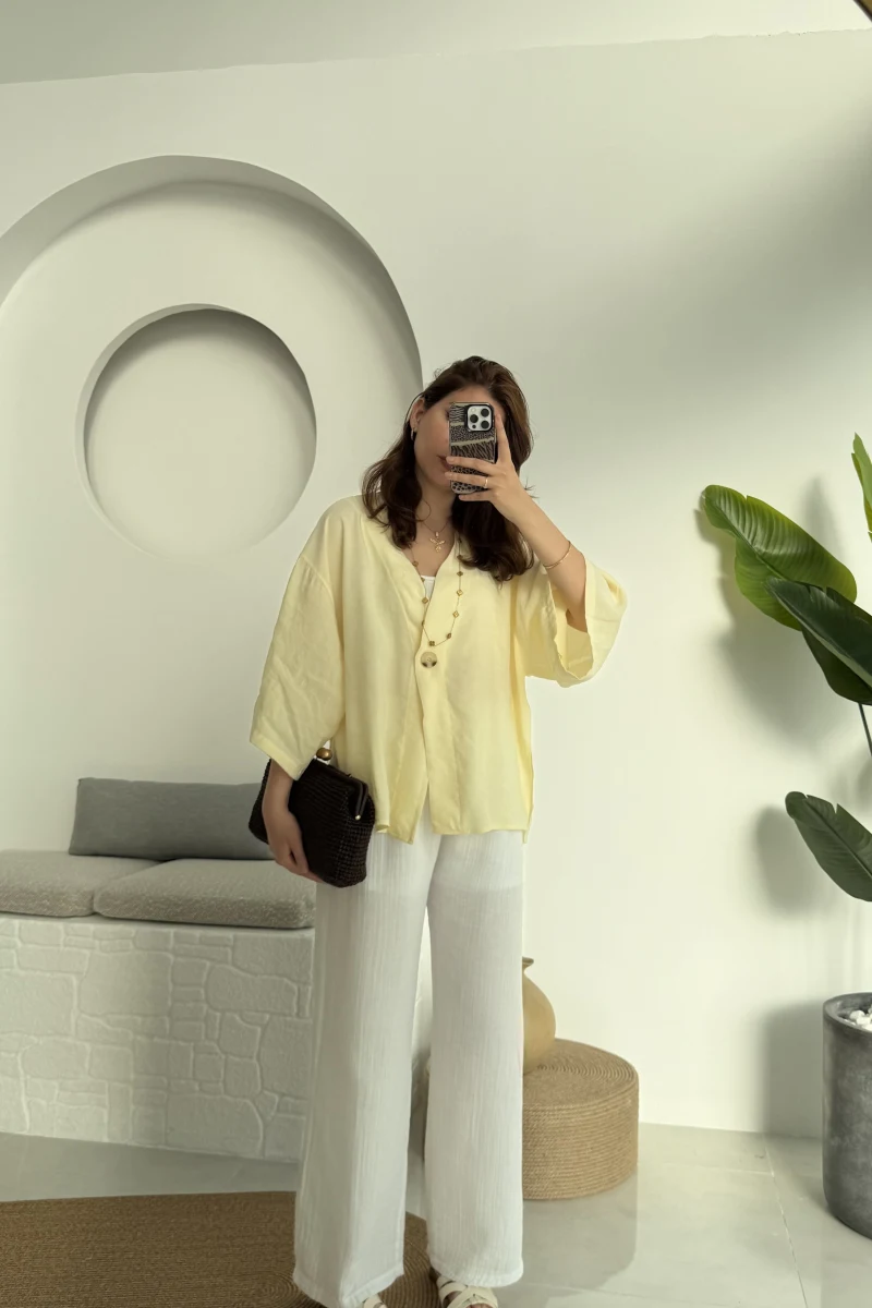 Beyaz Astarlı Pantolon