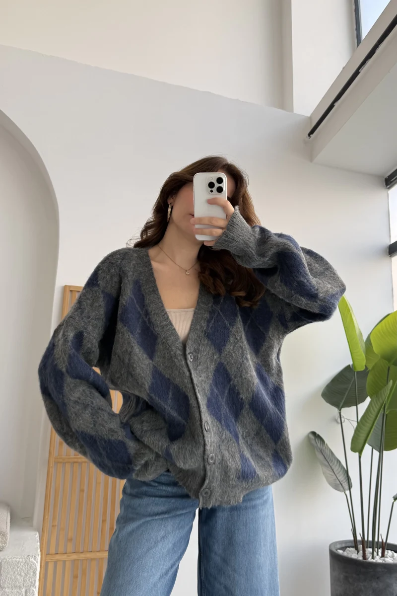 Bitter Baklava Salaş Hırka - Antrasit