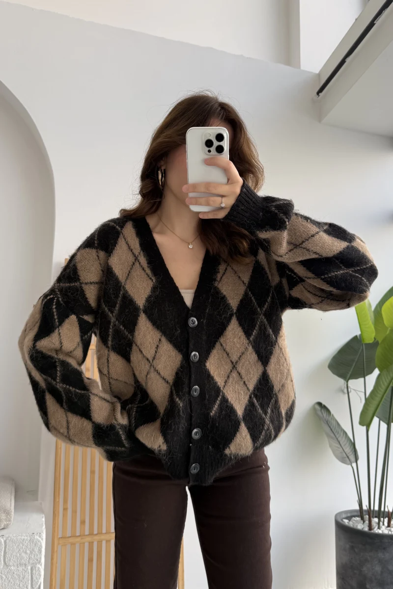 Bitter Baklava Salaş Hırka - Siyah