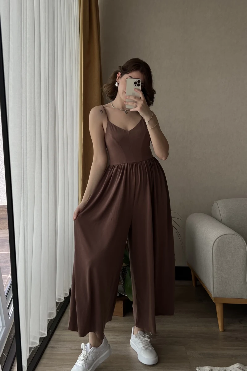 Bloom Kahverengi Modal Tulum