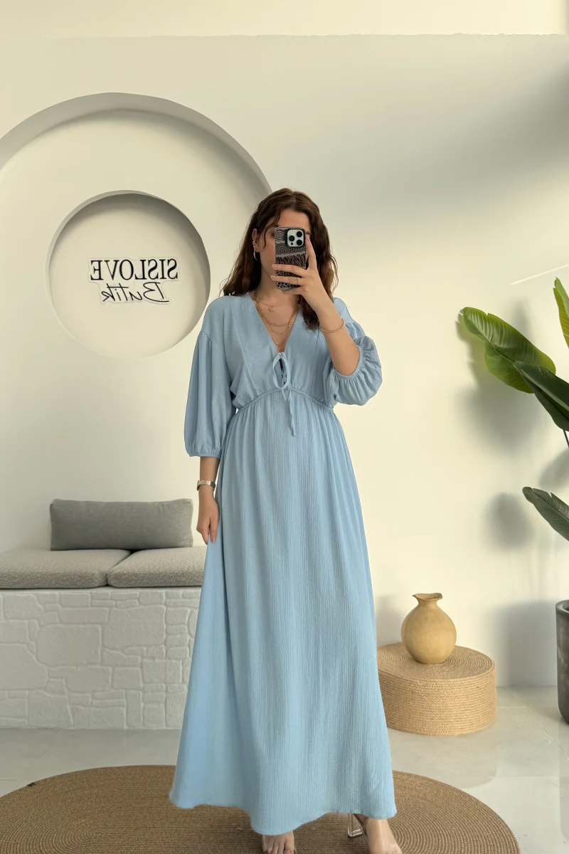 Bürümcük Maxi Boy Becca Elbise Bebe Mavisi - 3036