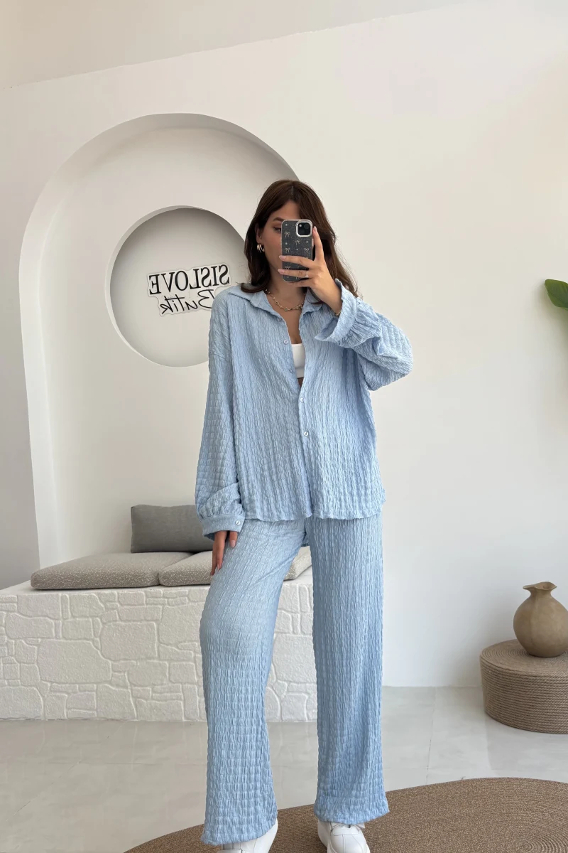 Bürümcük Takım Bebe Mavisi - 6012