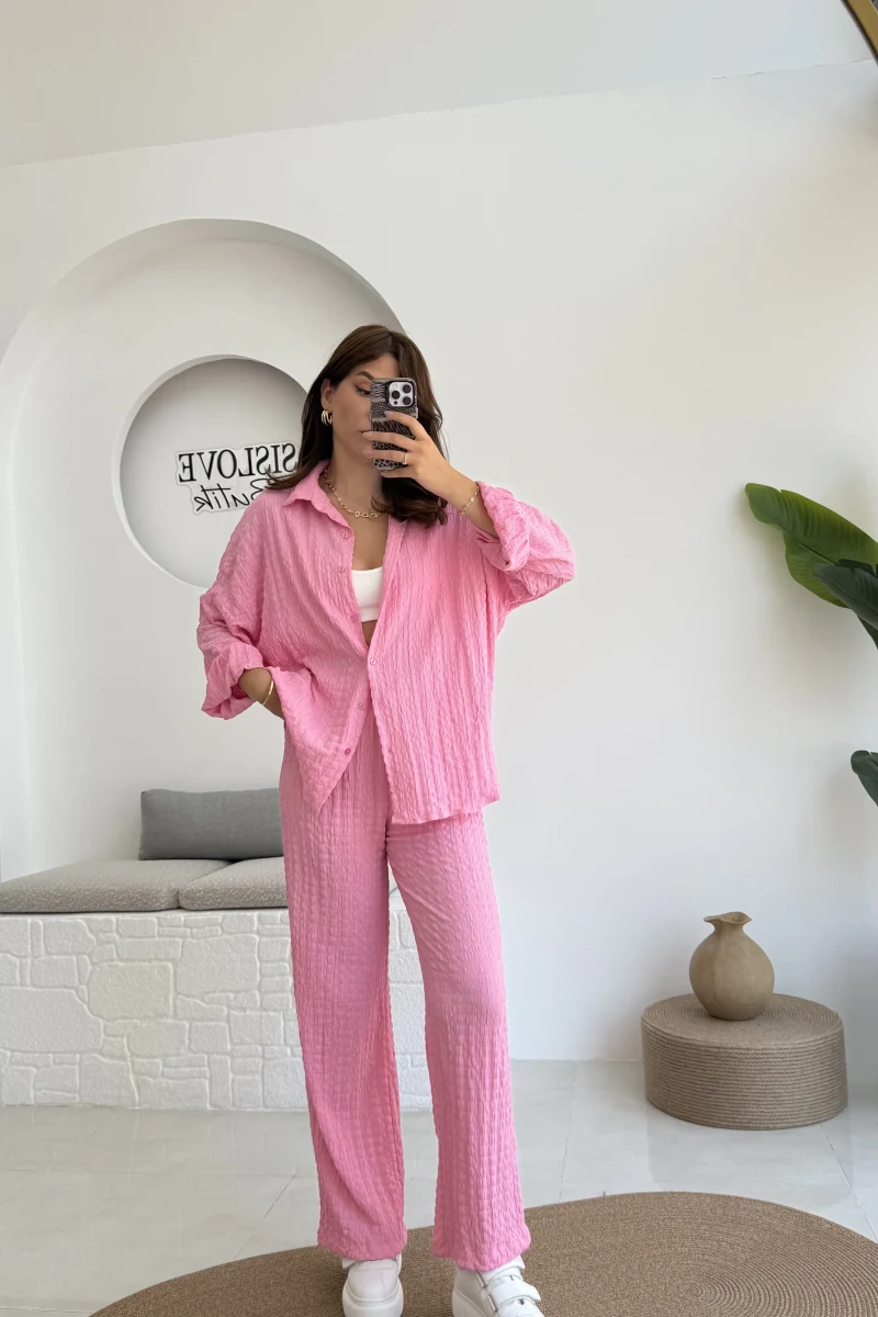 Bürümcük Takım Şeker Pembesi - 6012