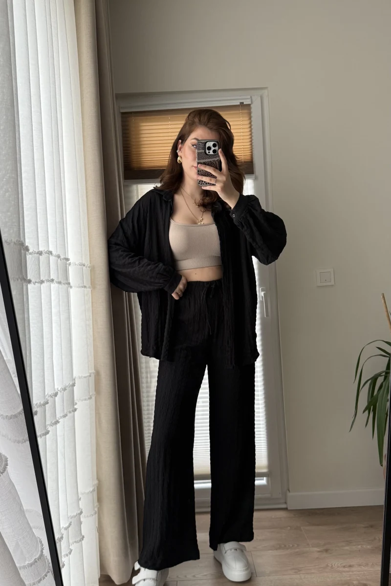 Bürümcük Takım Siyah - 6012