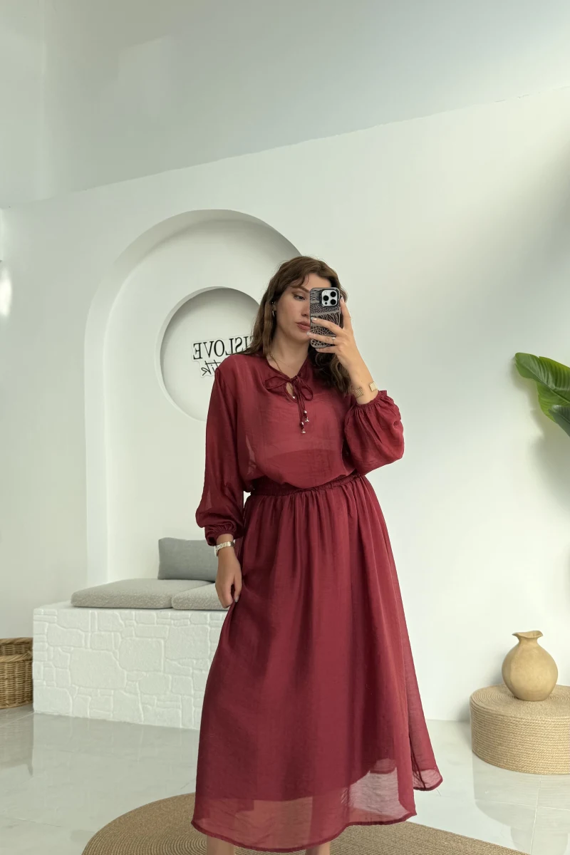 CRUSH Etek Takım Bordo