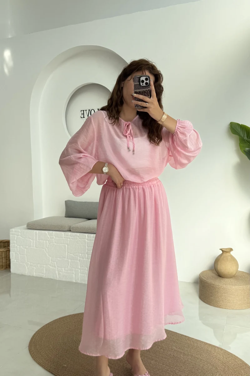 CRUSH Etek Takım Pembe