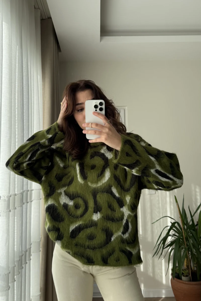 Helena Zr Model Kazak Yeşil