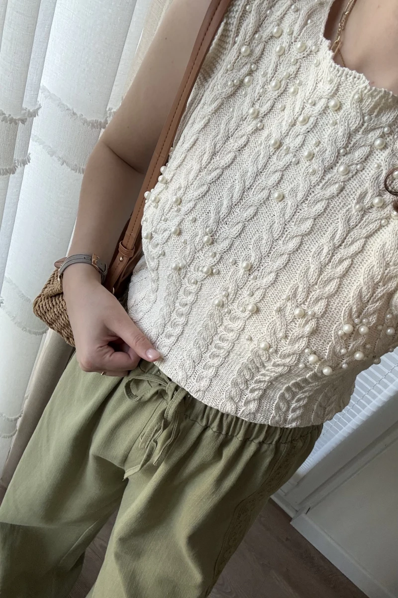 İnci Detay Süveter