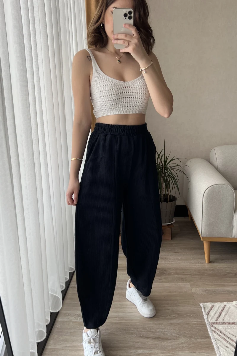 Lacivert Şalvar Pantolon