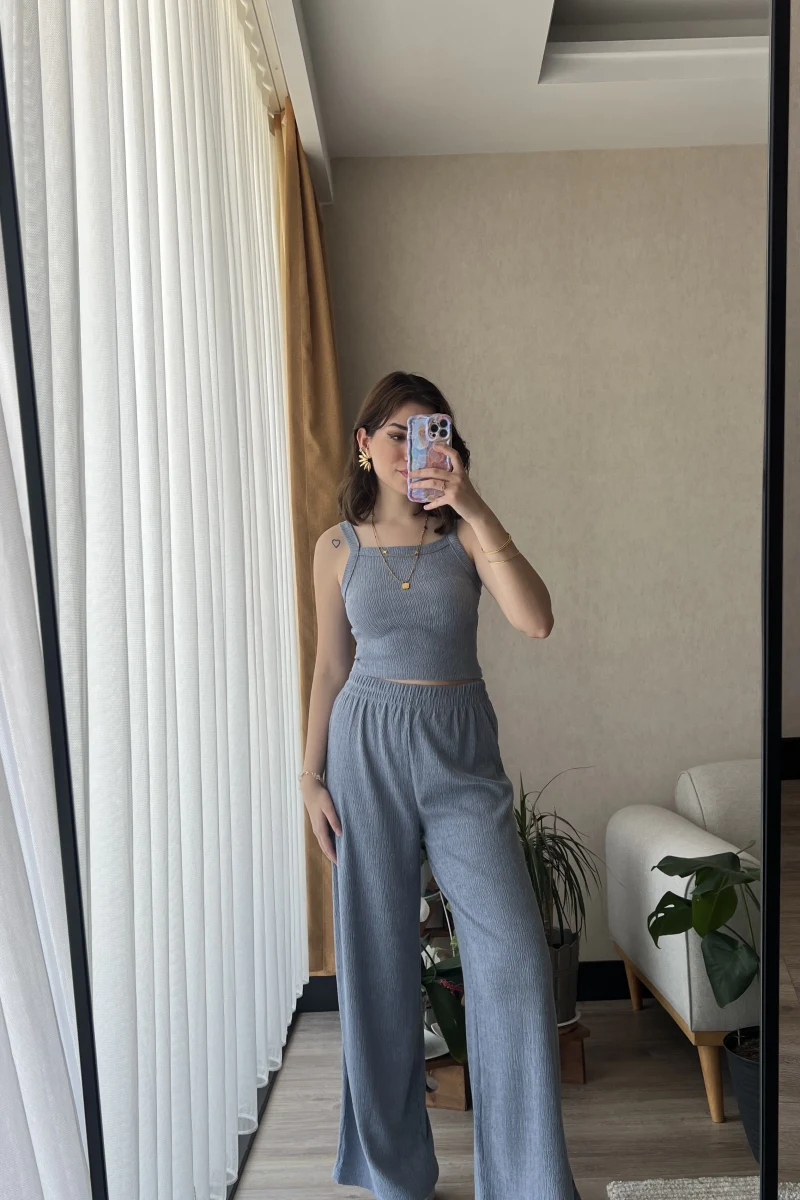 Maly Bebe Mavisi Pantolon