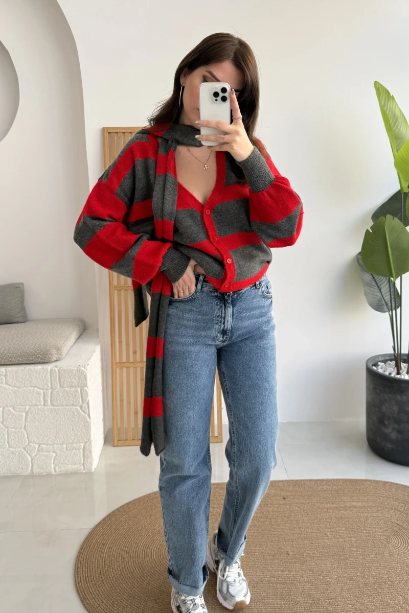 Mang Mavi Yüksek Bel Boyfit Jean Pantolon