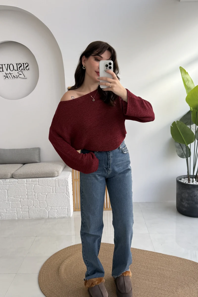 Mavi Yüksek Bel Jean Pantolon - Kod: 1079