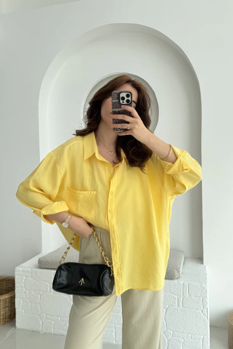 Modal Sarı Gömlek