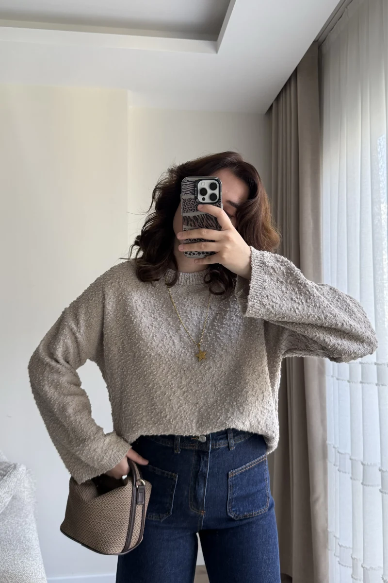 MSD Oversize Kazak Krem