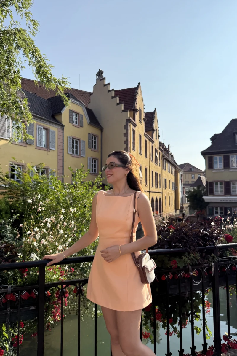 Nevada Yavruağzı Mini Elbise - Kod: 3059